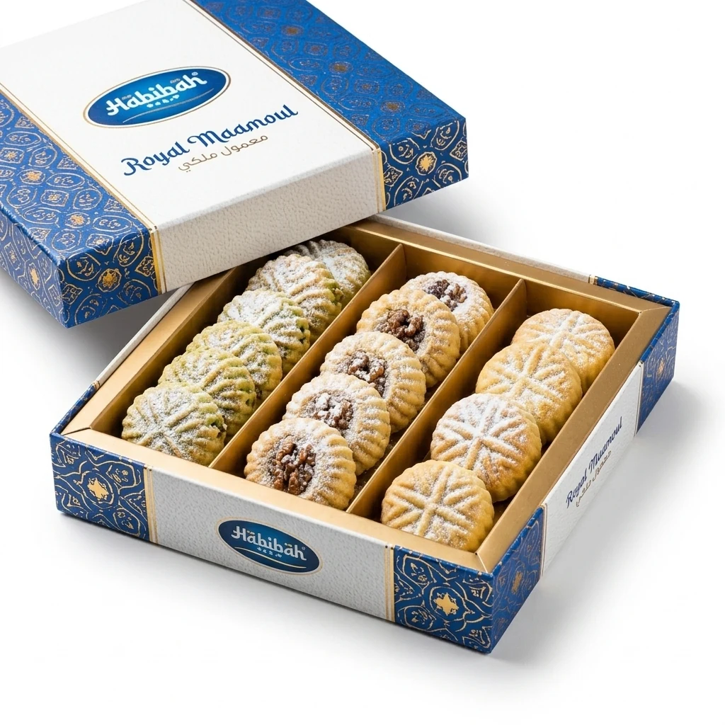 Habibah Sweets Royal Maamoul Box Hero الرئيسية Image